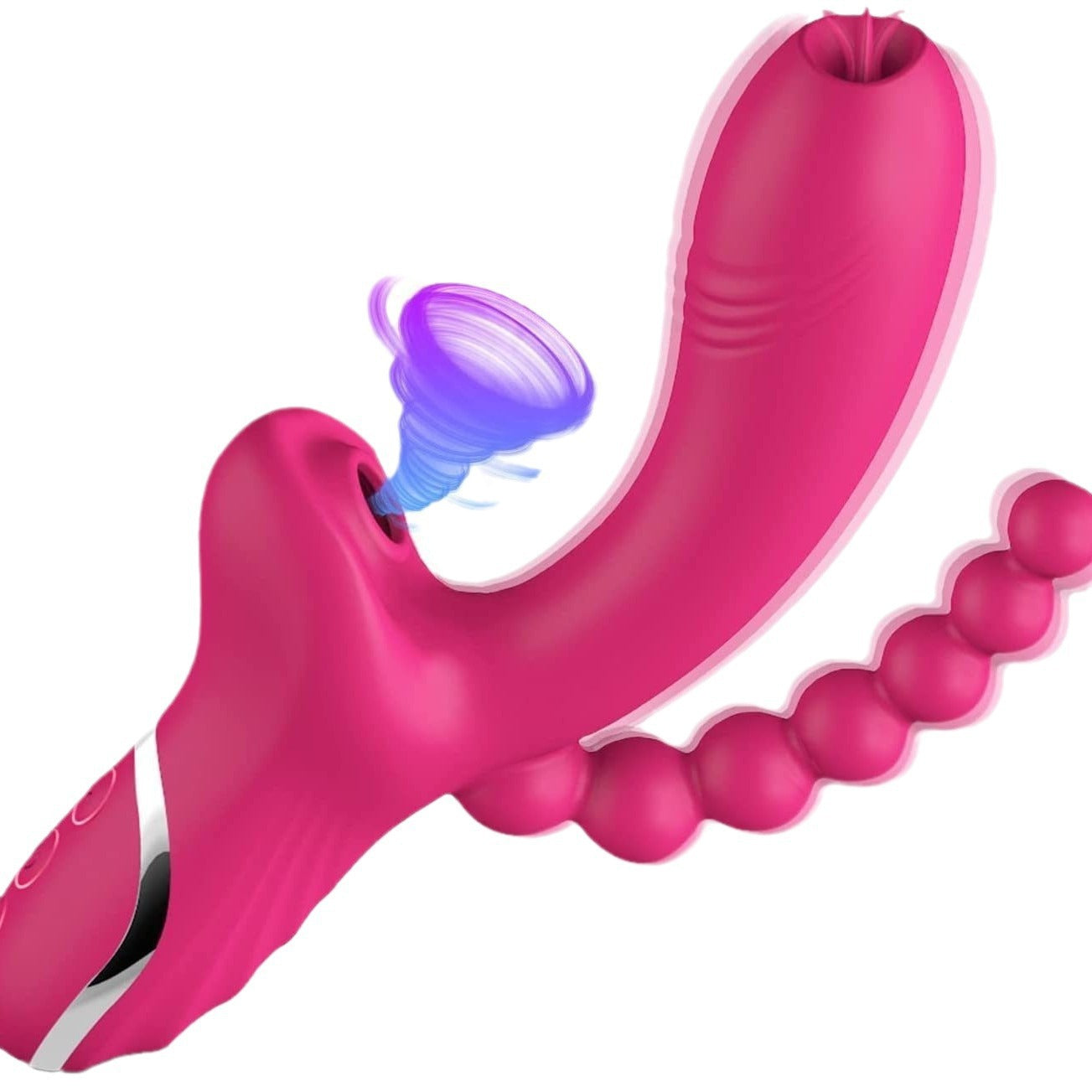 Vibromasseur Triple Action – Point G, Clitoris, Anale, pour elle