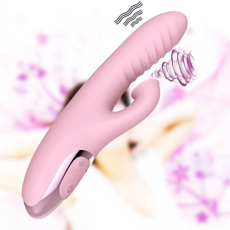 Stimulateur 2 en 1 – Vibration Vaginale et Succion Clitoridienne Pour Elle