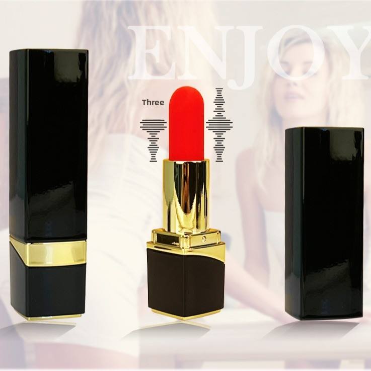 Mini Vibromasseur Discret – Look Rouge à Lèvres, Pour elle
