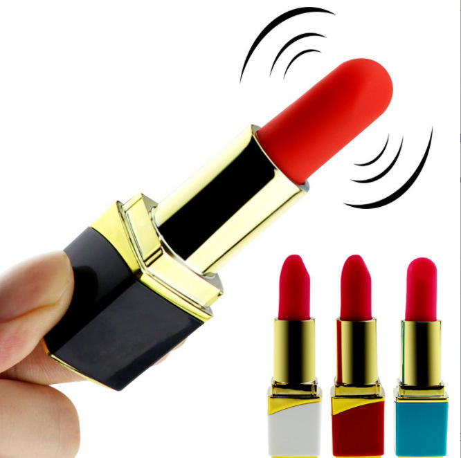 Mini Vibromasseur Discret – Look Rouge à Lèvres, Pour elle