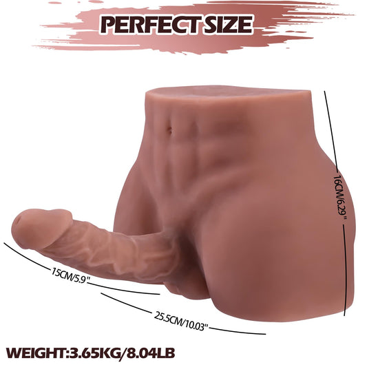 Fesses masculin Réaliste avec Pénis et Anus – Plaisir Pour Elle, pour Lui