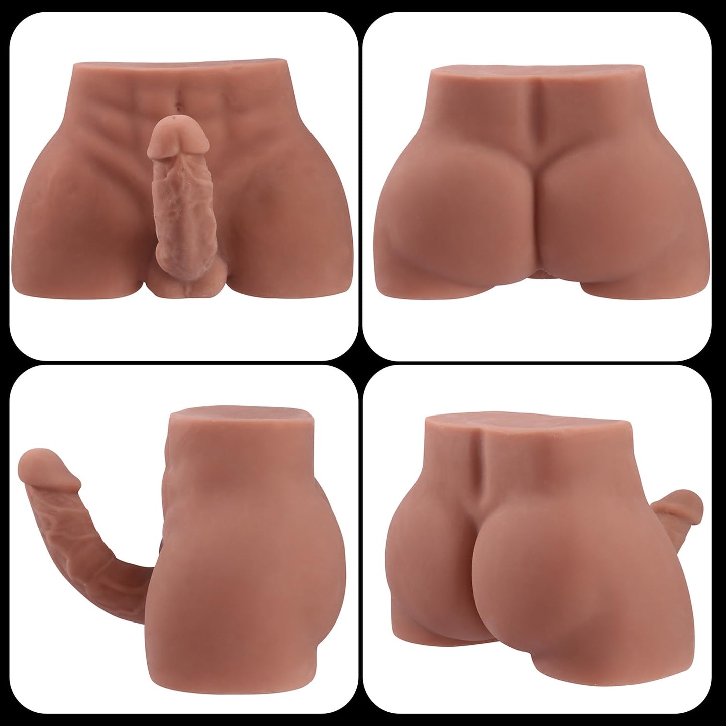 Fesses masculin Réaliste avec Pénis et Anus – Plaisir Pour Elle, pour Lui