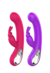 Vibromasseur Dildo – Double Stimulation - lapin pour clitoris, pour elle