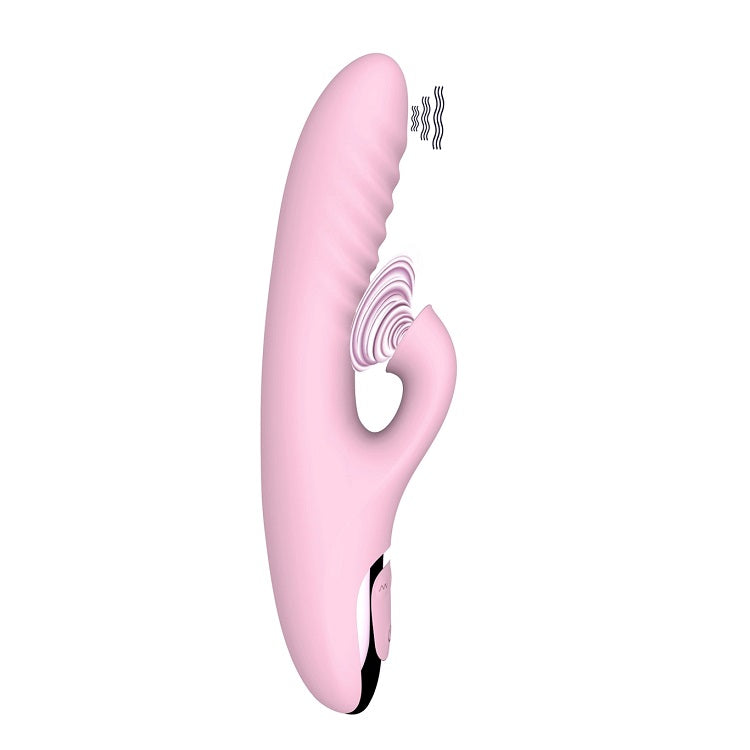 Stimulateur 2 en 1 – Vibration Vaginale et Succion Clitoridienne Pour Elle