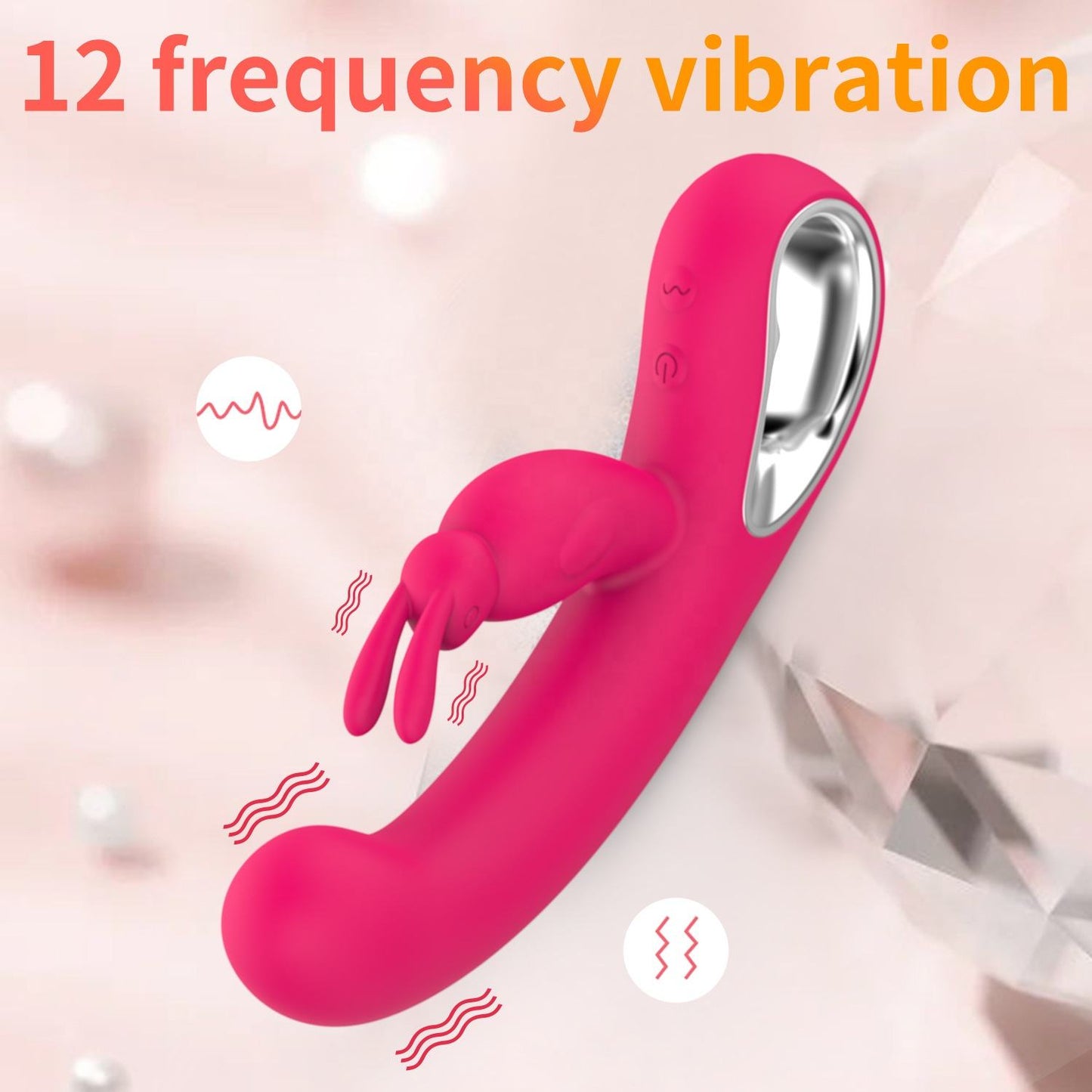 Vibromasseur Dildo – Double Stimulation - lapin pour clitoris, pour elle
