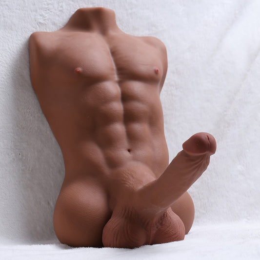 Torse Masculin Sculpté Ultra Réaliste avec Pénis XXL – pour Elle, pour Lui